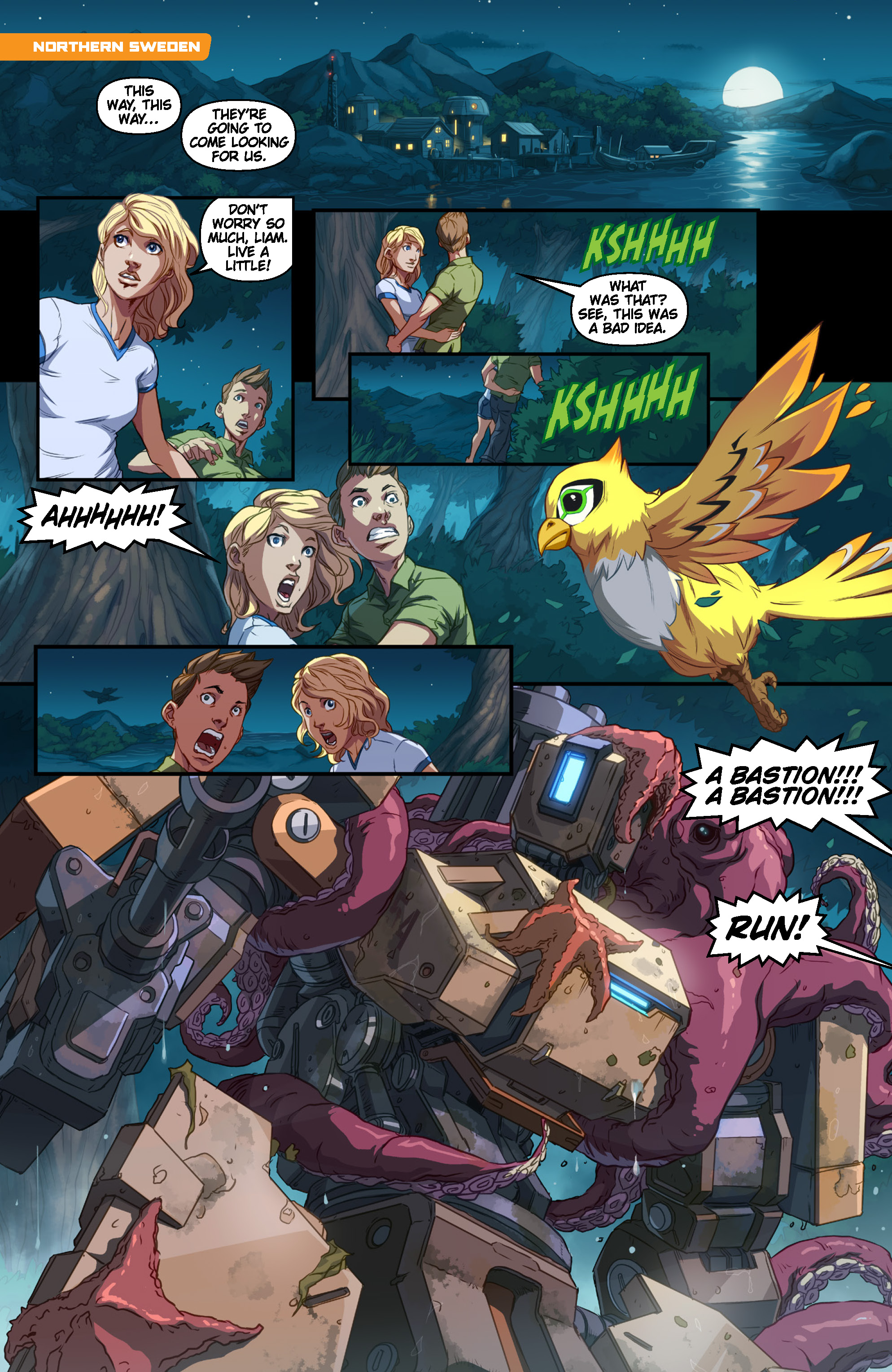 Overwatch Comics Collage